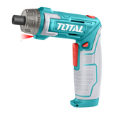 Surubelnita electrica TOTAL 8V Li-Ion – USB-C, maner reglabil, set 16 accesorii