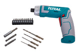 TOTAL - SURUBELNITA 8V LI-ION +ACCESORII, INCARCARE USB