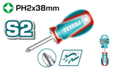 Surubelnita Phillips TOTAL PH2, magnetica – 6.0 mm x 38 mm (Industrial)