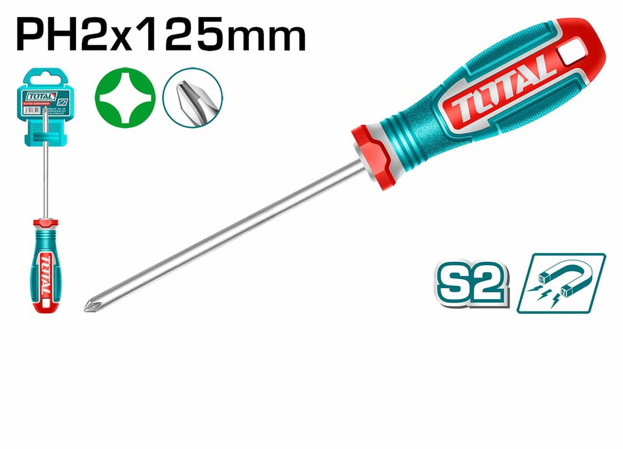 Surubelnita Phillips TOTAL - PH2 - 6.0MM - 125MM -INDUSTRIAL, 1, atomico.ro