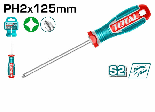 TOTAL - SURUBELNITA PHILLIPS- PH2 - 6.0MM - 125MM -INDUSTRIAL
