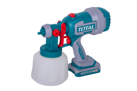 Pistoale aer cald/de lipit/de vopsit, Pistol de vopsit TOTAL 20V – Rezervor 1000 ml, Debit 800 ml/min, Pulverizare reglabila (include cu acumulator si incarcator), 3, atomico.ro
