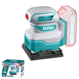 Slefuitor 20V TOTAL, dimensiunea bazei 110x100 mm(nu include acumulator si incarcator)