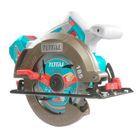 Scule electrice, Fierastrau circular TOTAL 185 mm, 42V, brushless, 4800 rpm + ruleta 5 m (INCLUDE ACUMULATOR, INCARCATOR), 1, atomico.ro