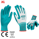 Manusi de protectie TOTAL din nitril + textil, marimea XL