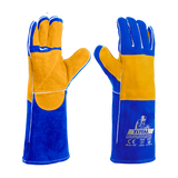 Manusi sudor TOTAL 16" – Piele groasa, rezistenta 350°C, cusaturi Kevlar