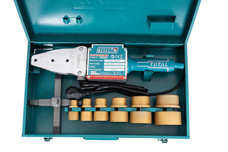 Magazin de bricolaj cu scule, utilaje, unelte si accesorii pentru casa, gradina si ferma - Atomico, Masina de sudat tevi termoplastice TOTAL Industrial - 800W/1500W, 2, atomico.ro