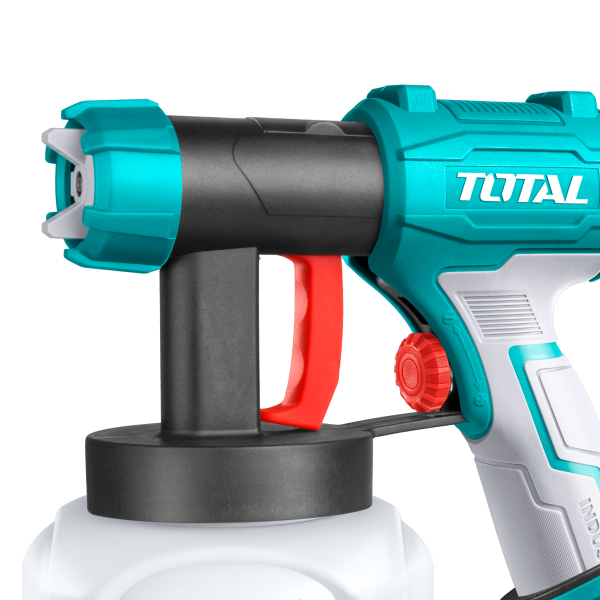 Pistol electric vopsit TOTAL 550W, HVLP, debit 850 ml/min, rezervor 800 ml, 2, atomico.ro