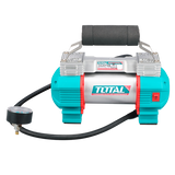 Compresor auto TOTAL 12V, 8 bar, 45 l/min, cilindru dublu, furtun 3 m, geanta inclusa