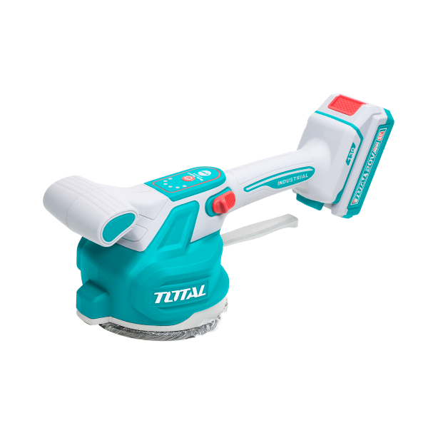 Vibrator cu ventuza pentru placi ceramice TOTAL 20V, ventuza 130 mm, 10000 rpm, cu acumulator si incarcator, 4, atomico.ro