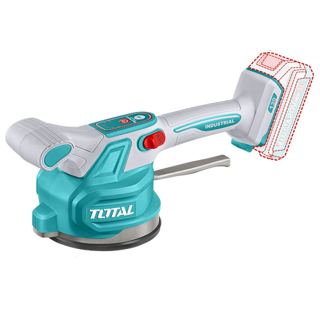 Utilaje Constructii, Vibrator cu ventuza pentru placi ceramice TOTAL – 20V (nu include baterie si incarcator), 1, atomico.ro