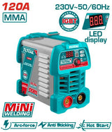 Aparat sudura TOTAL MMA 120A, invertor IGBT, 230V, electrozi 3.2 mm, LED