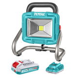 Lampa de lucru LED TOTAL 20V, 1800 lumeni, 20W, cu acumulator si incarcator