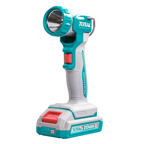 Lampa de lucru TOTAL 20V Li-Ion, 450 lumeni, fara acumulator si incarcator, 1, atomico.ro
