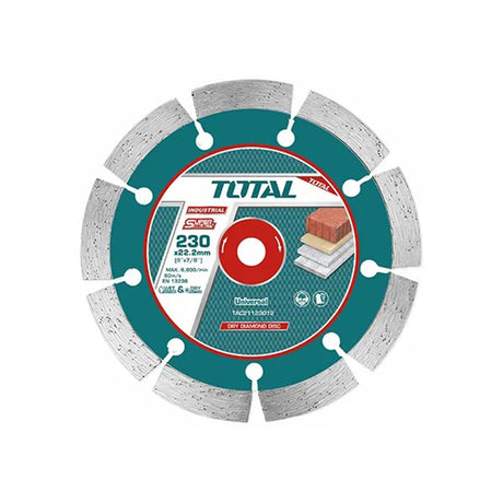 Accesorii scule electrice TOTAL, Disc debitare beton TOTAL - 230mm INDUSTRIAL, atomico.ro