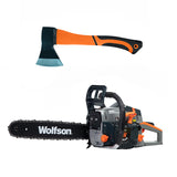Drujba pe benzina WOLFSON STX-580, 2.6CP, 52CC, 2 lame + 2 lanturi + toporisca fibra Wolfson