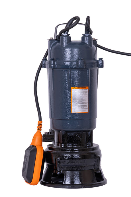 Wolfson, Pompa submersibila apa murdara cu tocator Wolfson TP-3300T, 1500W, 2", 10000 l/h + furtun PVC panzat tip pompieri 2" 20m, 50mm cu mufe cuplare, 4, atomico.ro
