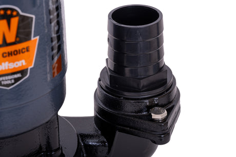 Wolfson, Pompa submersibila apa murdara cu tocator Wolfson TP-3300T, 1500W, 2", 10000 l/h + furtun PVC panzat tip pompieri 2" 20m, 50mm cu mufe cuplare, 3, atomico.ro