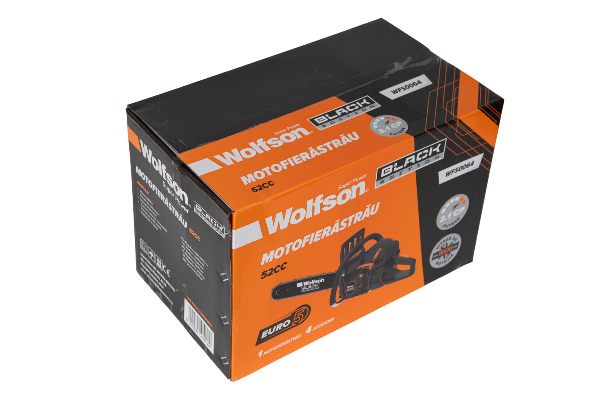 Drujba Wolfson Black Edition Euro 5, 52cc, 3.1 CP, lama 40cm, 33