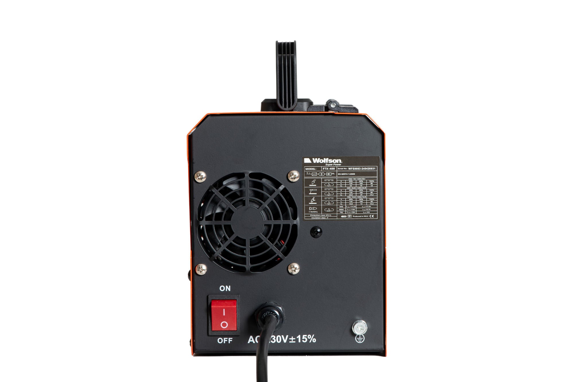 Aparat de sudura Wolfson FTX-400, flux fara gaz MIG, MMA – Atomico
