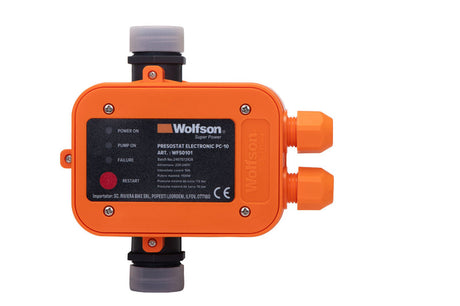 Wolfson, Presostat electronic WOLFSON PC-10, control automat presiunii, protectie supratensiune - Resigilat, 3, atomico.ro