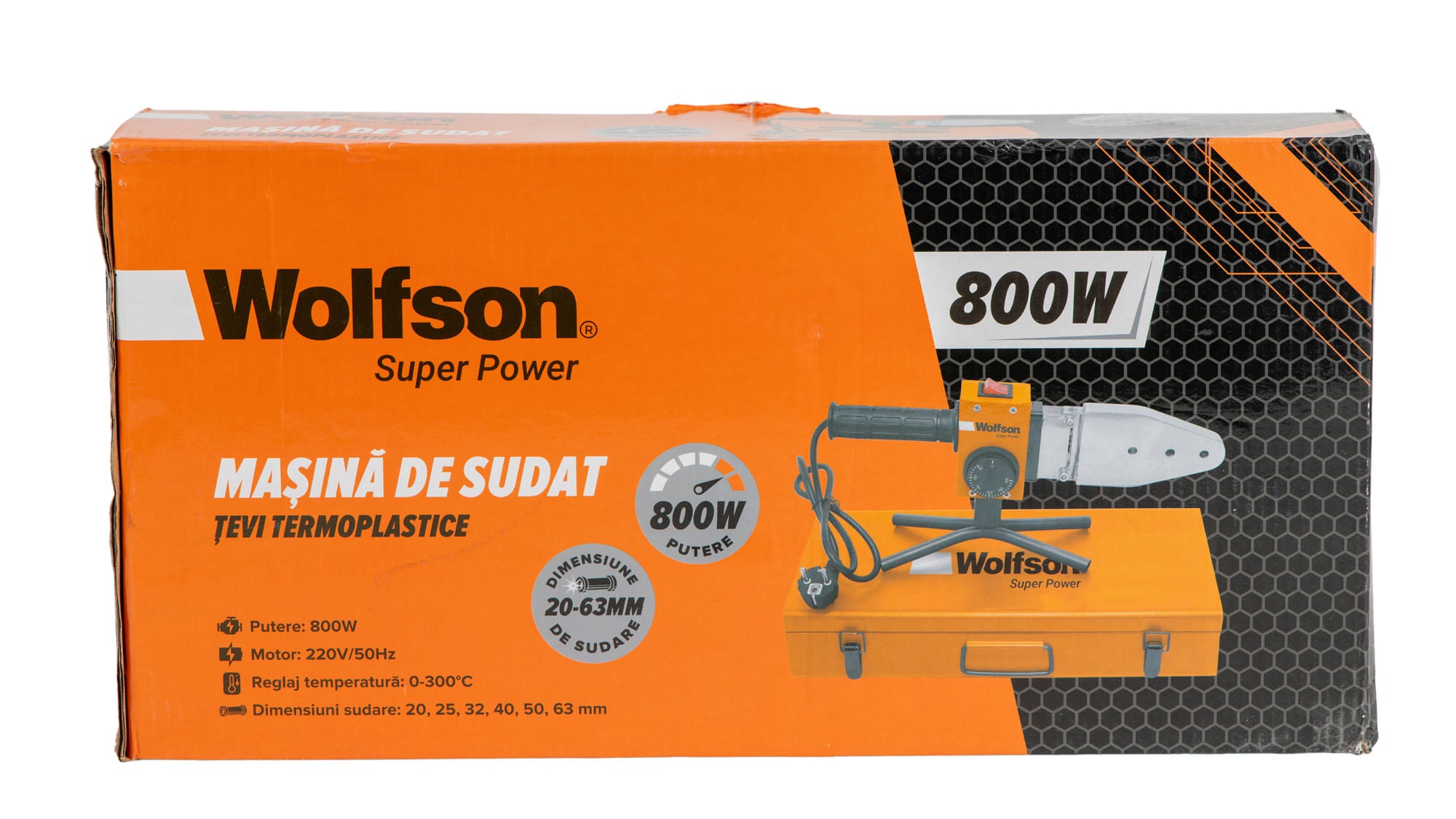 Masina de sudat tevi PPR Wolfson - 800W, 6 bacuri – Atomico