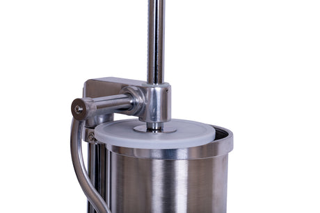 Electrocasnice mici, Masina manuala de umplut carnati Wolfson Home K2070SV 6 kg, corp inox si aluminiu, 6 palnii, actionare cu cremaliera, montaj vertical, 4, atomico.ro