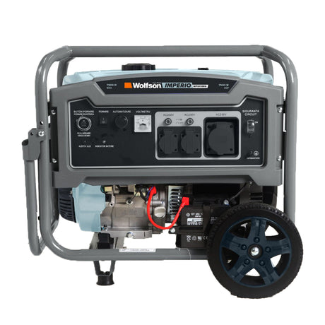 Scule si utilaje constructii, Generator de curent pe benzina Wolfson Imperio 8300, 7900W, monofazat, 17.5CP, 457cc, compatibil cu automatizare ADG11050 - Resigilat, 1, atomico.ro