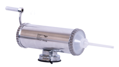 Masini de facut carnati, Masina manuala de umplut carnati Wolfson Home K2005A, 3 kg, corp aluminiu, cu ventuza, 5 palnii, montaj orizontal, 4, atomico.ro