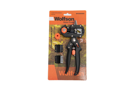 Foarfeci pentru gradina, Foarfeca pentru altoit Wolfson cu 4 accesorii incluse, 2, atomico.ro