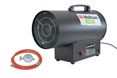 Tunuri de caldura, Tun de caldura pe gaz WOLFSON G35, 30kW, GPL/propan, aprindere piezoelectrica, regulator si furtun incluse, 1, atomico.ro