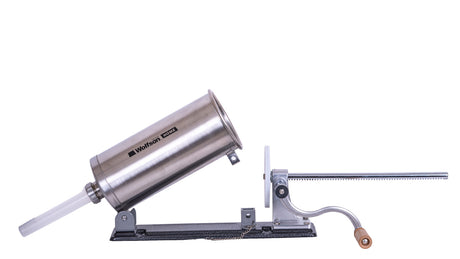 Electrocasnice mici, Masina manuala de umplut carnati Wolfson Home K2006PA, 3 kg, corp inox, 5 palnii, actionare cu cremaliera, montaj orizontal, 3, atomico.ro