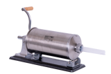 Masina manuala de umplut carnati Wolfson Home K2010PA 6 kg, corp inox si aluminiu, 5 palnii, actionare cu cremaliera, montaj orizontal