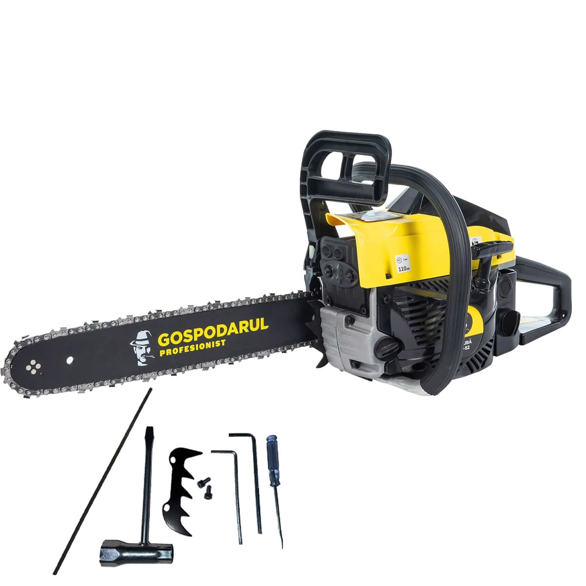 Drujba pe benzina Gospodarul Profesionist GP-5200 - 2.7 CP, 52cc, ACCESORII INCLUSE, 1, atomico.ro
