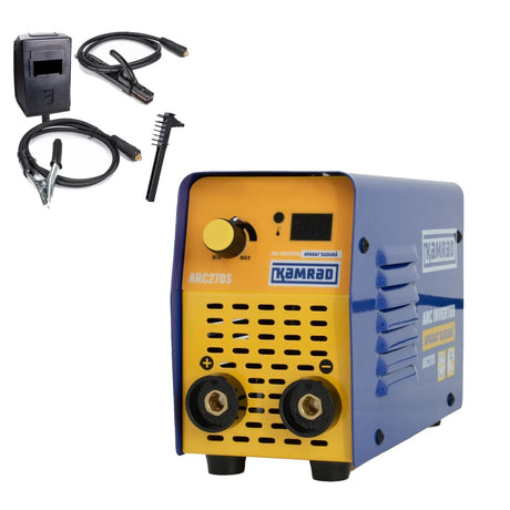 Aparate de sudura cu electrod (MMA tip invertor), PromoAparat de sudura cu Inverter KAMRAD ARC270S MMA-270A cu afisaj electronic LCD- Accesorii incl, 7, atomico.ro