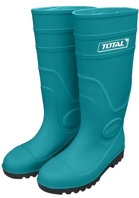 Echipamente de protectie TOTAL - munca si constructii, Cizme cauciuc cu bombeu metalic de protectie Total - marime 43 clasa SB, 4, atomico.ro