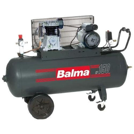 Compresoare cu ulei, Compresor cu piston Balma NS19S-150-CM3, 2200 W, 10 bar, aer refulat 246 l/min, butelie 150 L, atomico.ro