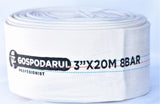 Furtun pompieri - PVC panzat - 3 -  75mm - 8 Bar - tip B - 20m