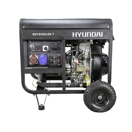 Scule si utilaje constructii, Generator de curent trifazat cu motor diesel HYUNDAI DHY8500LEK-T, 6KW, 1, atomico.ro