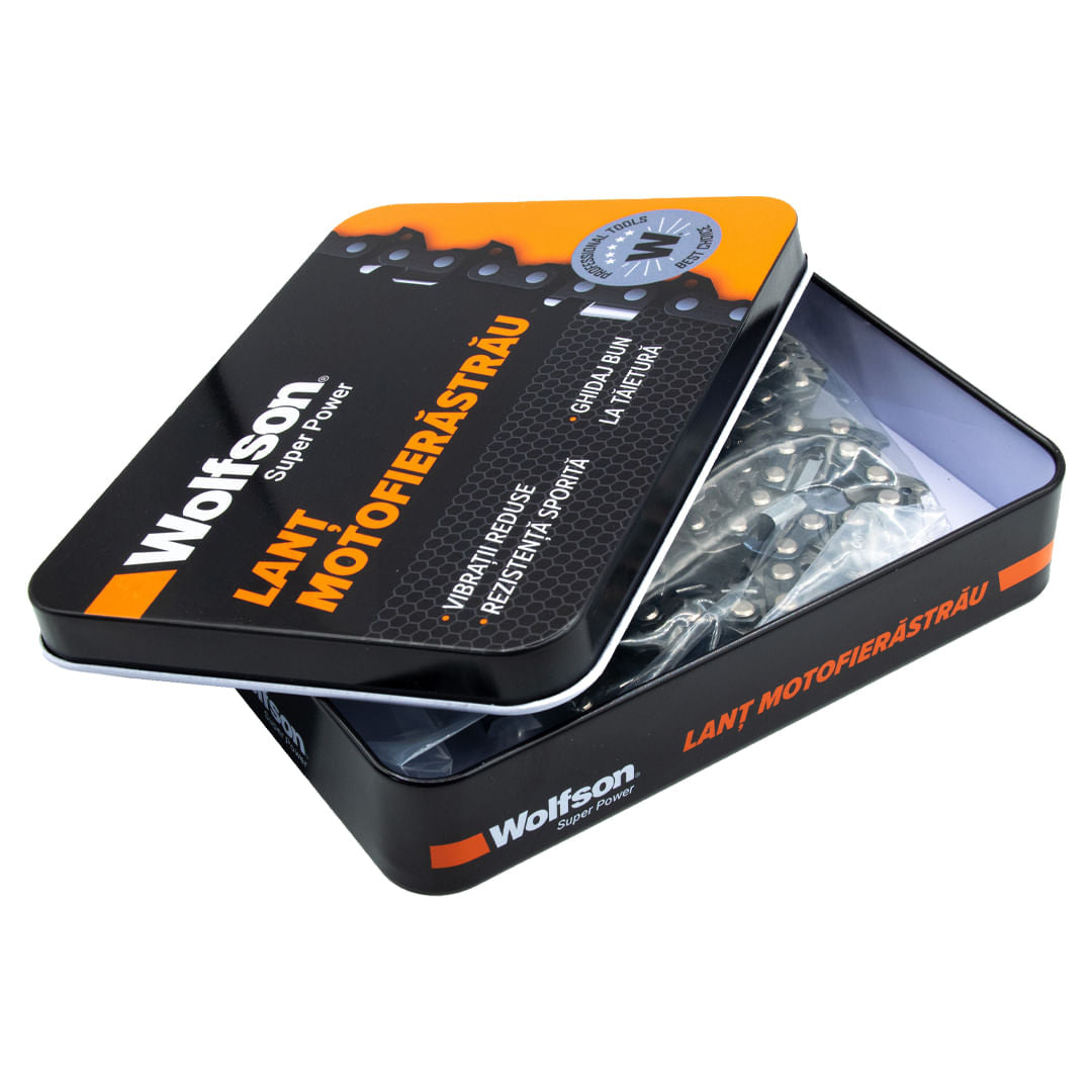 Lant Wolfson pentru motofierastrau pas 3/25 - 32 dinti - 38 cm