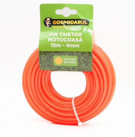 Accesorii si consumabile motocoase si masini de tuns iarba, Fir taietor 15m - 4mm sectiune rotunda mc, 2, atomico.ro
