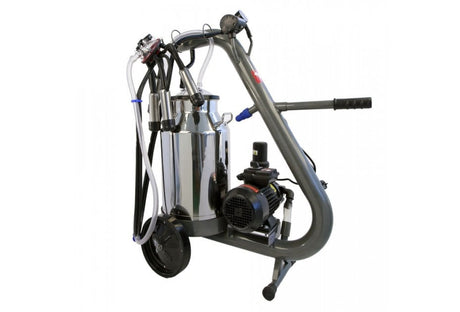 Utilaje zootehnie, Aparat de muls O'Mac  400 W, 1 brat, 40-60 pulsatii/min, 40 l capacitate rezervor, pompa vid, supapa reglare presiune, 3, atomico.ro