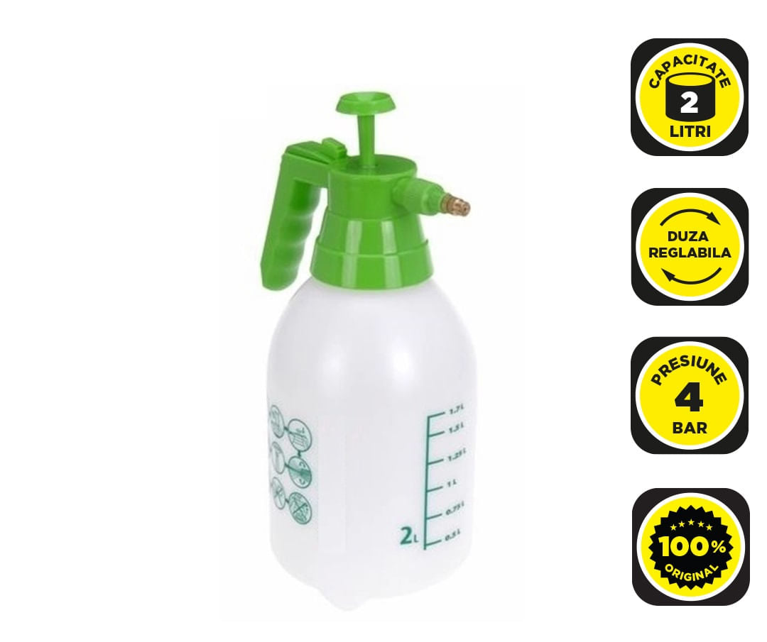Pulverizator Gospodarul Profesionist - 2L, cu duza reglabila, 2, atomico.ro