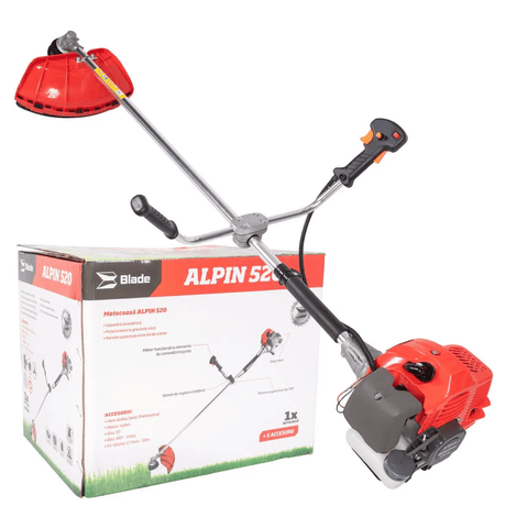 Motocoase de umar, PROMOMotocoasa de umar BLADE Alpin 520 - 52cc - benzina, 3.0 CP, 3200rpm, 7, atomico.ro