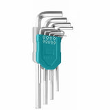 TOTAL - SET 9 CHEI IMBUS HEXAGONALE - CAP BILA - 1.5-10MM, CR-V INDUSTRIAL