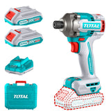 TOTAL - MASINA DE INSURUBAT CU IMPACT CU ACUMULATOR 20V-2.0AH LI-ION INCLUDE 2 ACUMULATORI, 1 INCAR