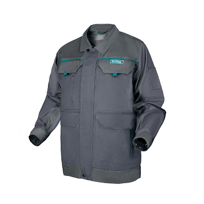 Geaca de lucru marimea XXL, material 245 g/mp, poliester si bumbac, buzunare multiple, intarituri Oxford si elemente reflectorizante, 1, atomico.ro