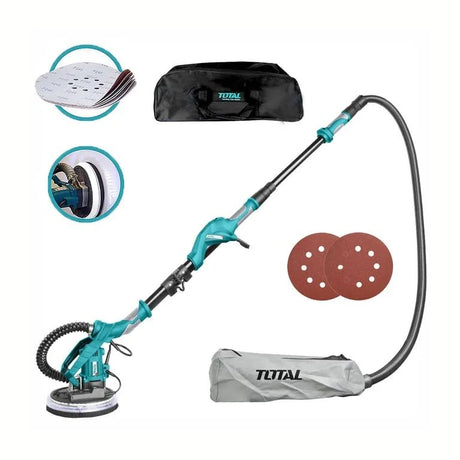 Scule TOTAL, Masina de slefuit pereti si tavane cu aspirator Total Industrial 225mm - 1050W, 6, atomico.ro