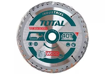 Accesorii scule electrice TOTAL, Panza ferastrau circular TCT TOTAL pentru lemn 160 x 25.4 mm - Industrial, atomico.ro