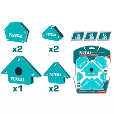 Total, Set 7coltare magnetice TOTAL pentru sudura, atomico.ro